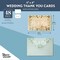 48 Pack New Mr and Mrs Wedding Thank You Cards with Decorative Envelopes, 4x6 In